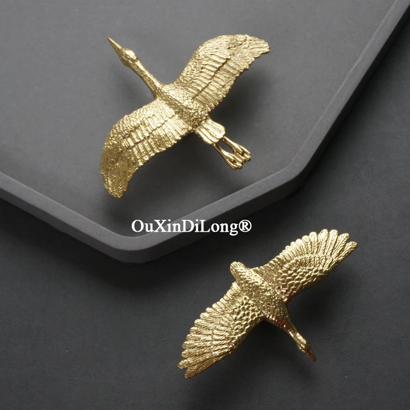 

4 шт., мебельные ручки из чистой латуни для мебели