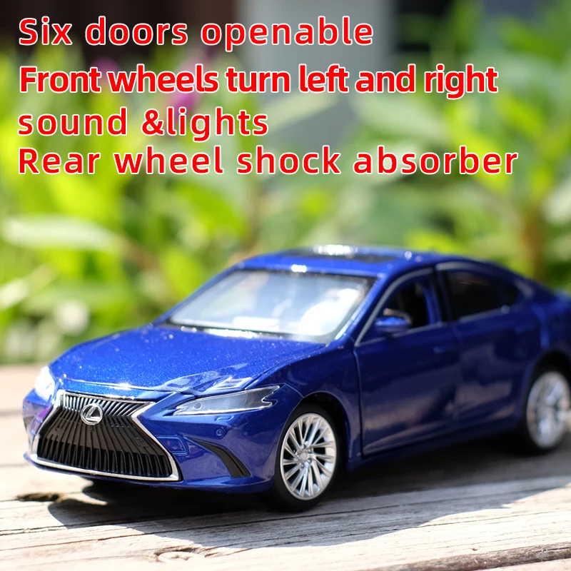 

1:32 Lexus ES300 Metal Alloy Diecast Car Model Miniature Model With Sound Light Model Boys Gift Toys For Children's
