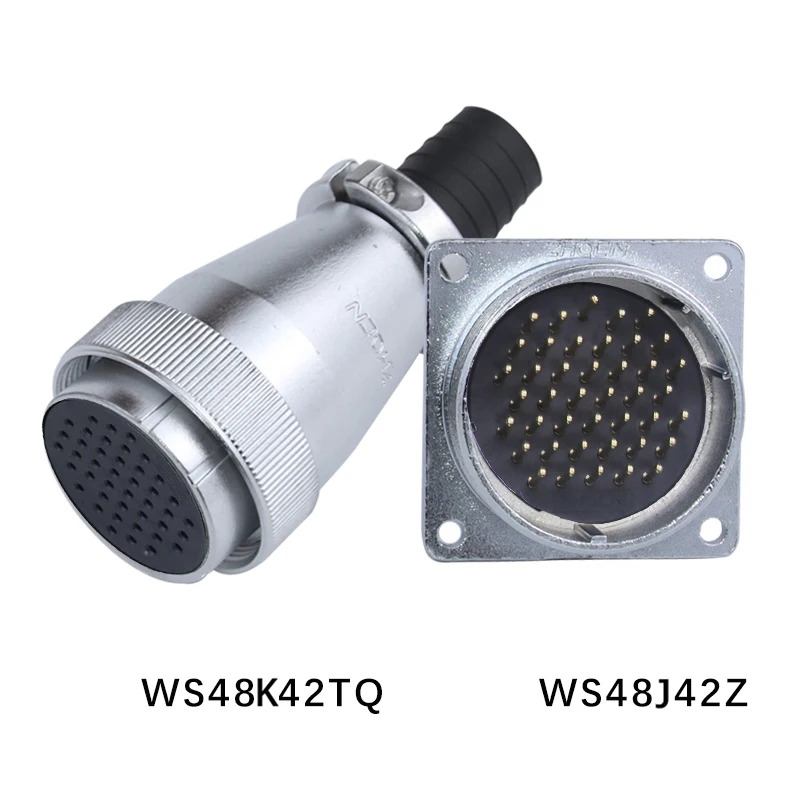 

ZHQCN WS48 TQ + Z Водонепроницаемая штепсельная вилка M48 панель 5 7 20 27 38 42 Pin промышленный авиационный разъем Электрический источник питания