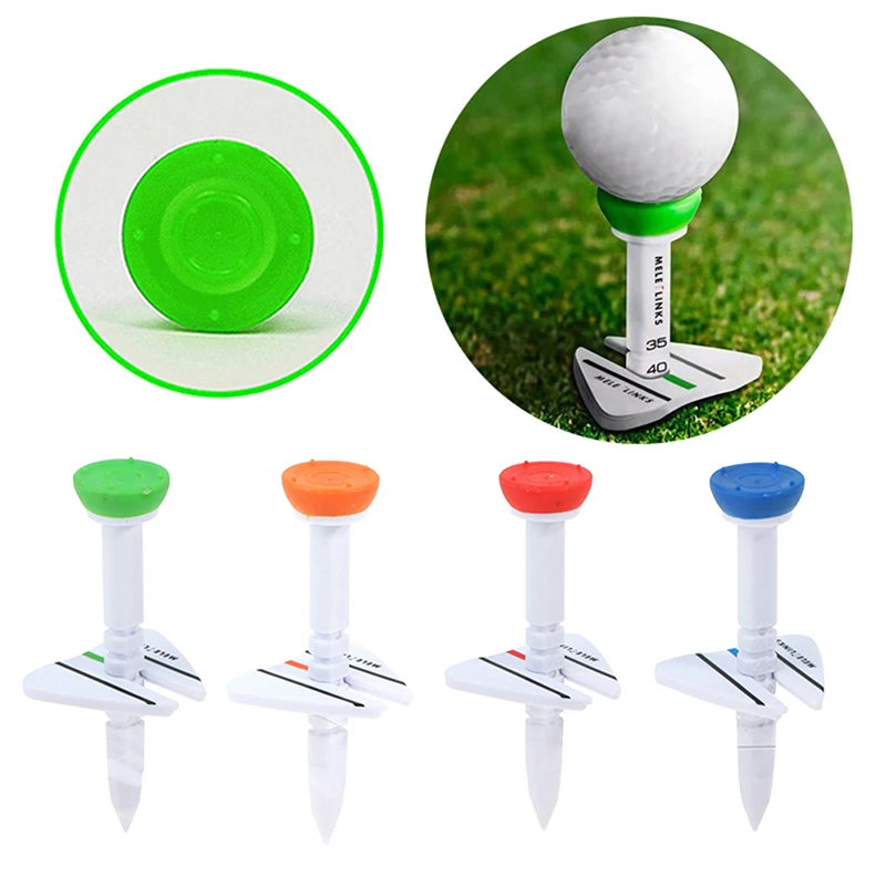 

New Double Golf Tee Step Down Golf Ball Holder Tee Plastic Golf Tee Accessories