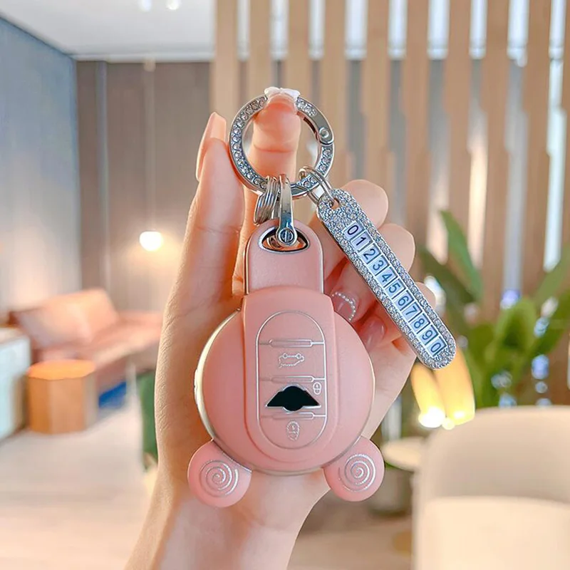 ТПУ чехол для автомобильного ключа комплект брелок чашка сумка подходит BMW MINI Cooper