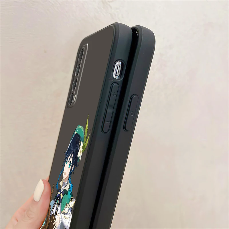Игровой чехол для телефона Genshin Impact Project Huawei P Smart Z 2019 2021 P20 Lite Pro P30 P40 5G Carcasa |