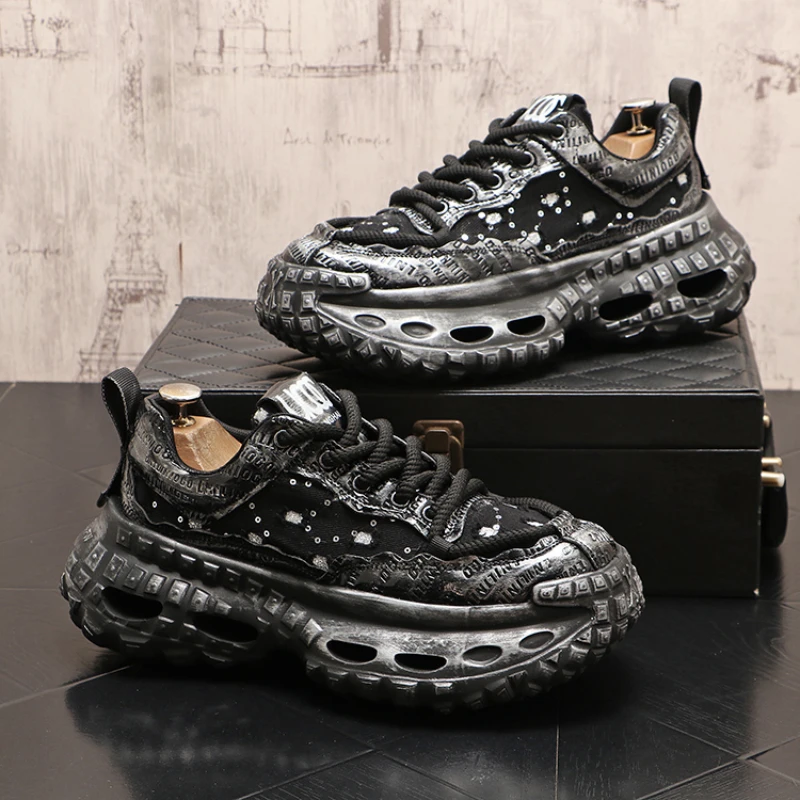 Новое поступление мужская модная повседневная парусиновая обувь для папы