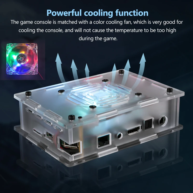 Супер консоль TSINGO X Max Plus аркадная приставка двойная система с 65000 играми