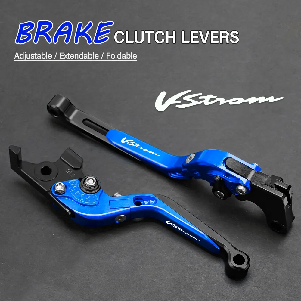 

FOR SUZUKI DL1000 V-STROM 1000 1050 1050XT Motorcycle Hand Brake Clutch Adjustable Levers Handle Folding Extendable grip