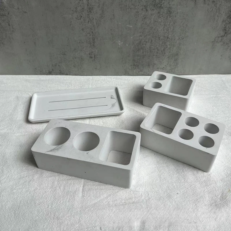 Storage Shelf Tray Toothbrush Toothpaste Insert Rack Making Molds Handmade Gift