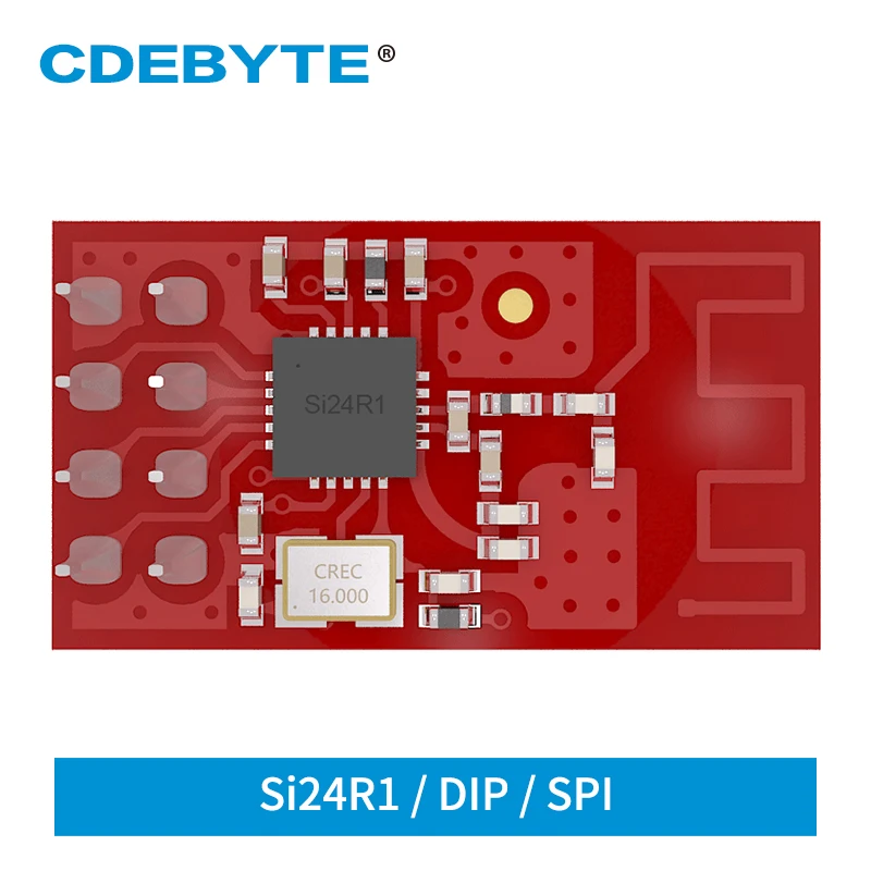 Модуль передатчика CDEBYTE E01C-ML01D SI24R1 300m, небольшой размер SPI 2,4 ГГц, модуль с антенной PCB