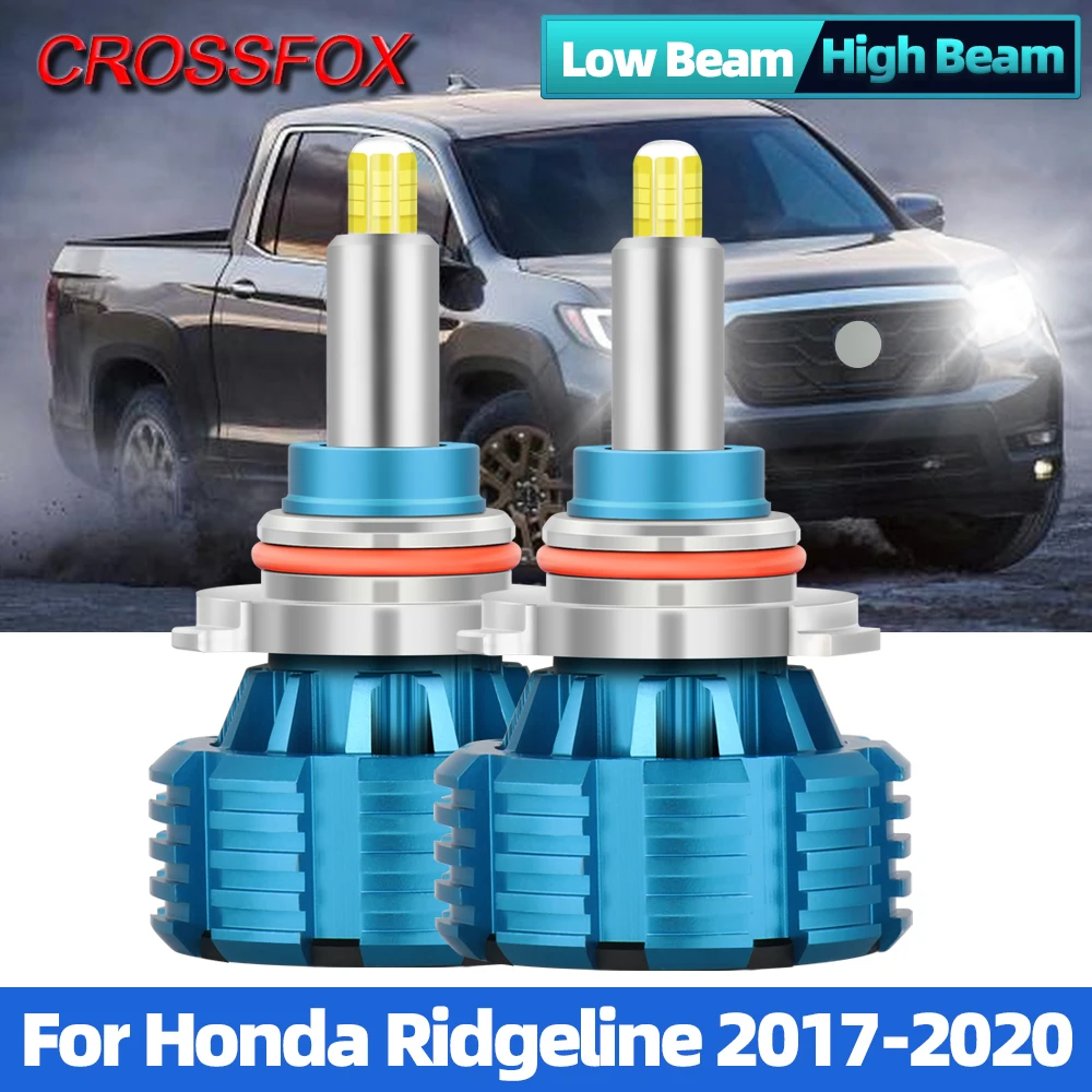 

2PCS LED H11 9005 HB3 Car Headlight Bulbs 12V 6000K White CSP Chip LED Headlamps For Honda Ridgeline 2017-2020 Auto Lamp