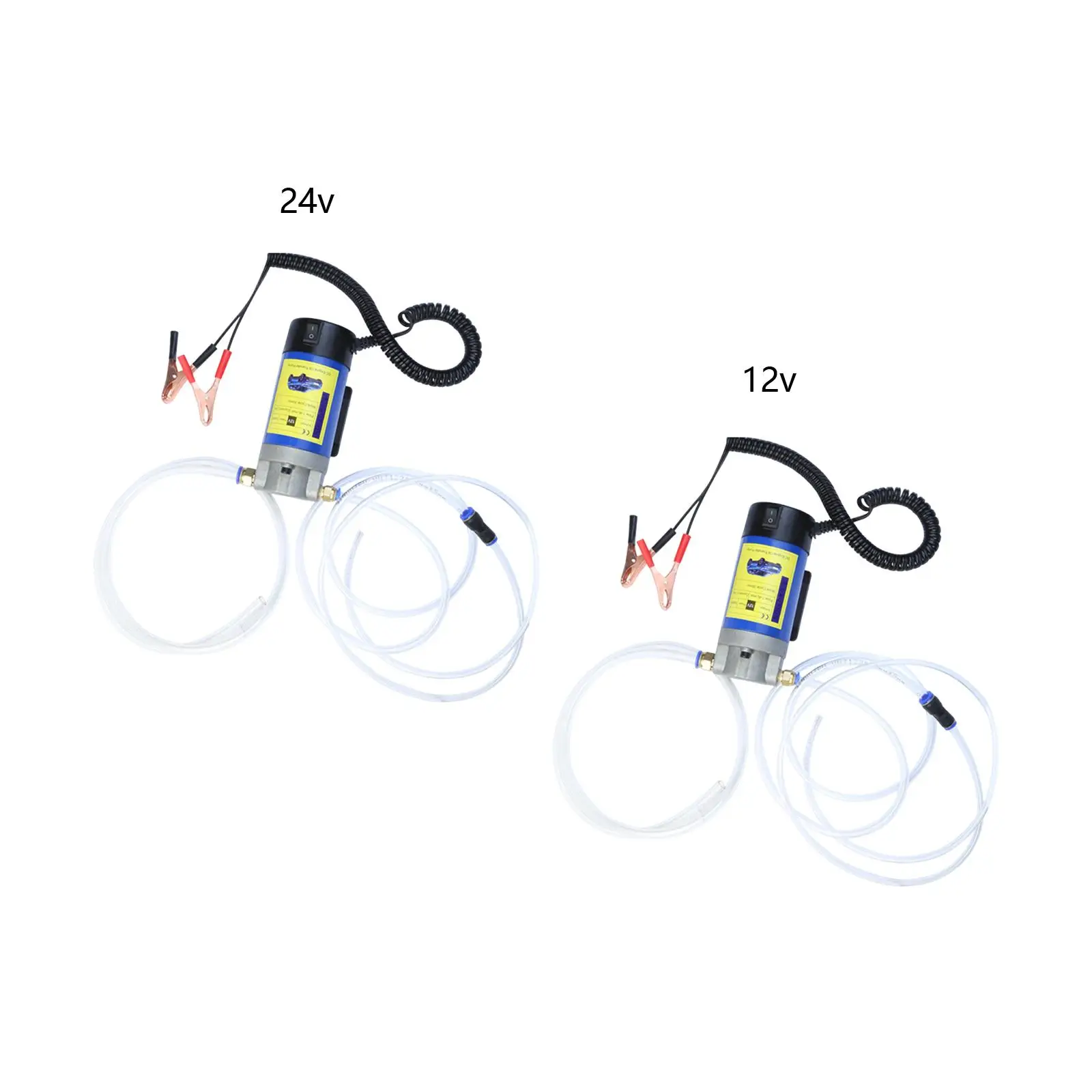 

Oil Change Pump Extractor 1-4L/Min with Clamps 100W with Tubes Marine Oil Change Pump Transfer for Motor Truck ATV Boat RV