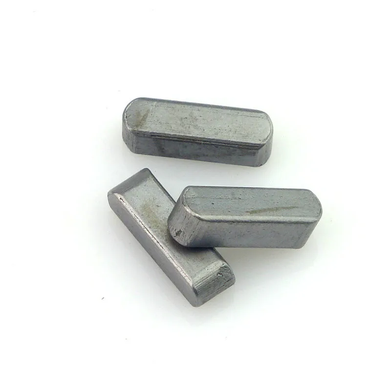 

100pcs Parallel Drive Pin Shaft Keys Flat Square GB1096 M3 M4 M5 M6 Rectangular Carbon Steel Dowel Key A Type L= 8/10/12/20/30mm