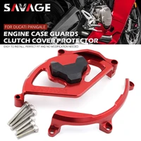 engine clutch cover guards for ducati 95911991299s panigale 2012 2018 16 motorcycle accessories crash silder case protector