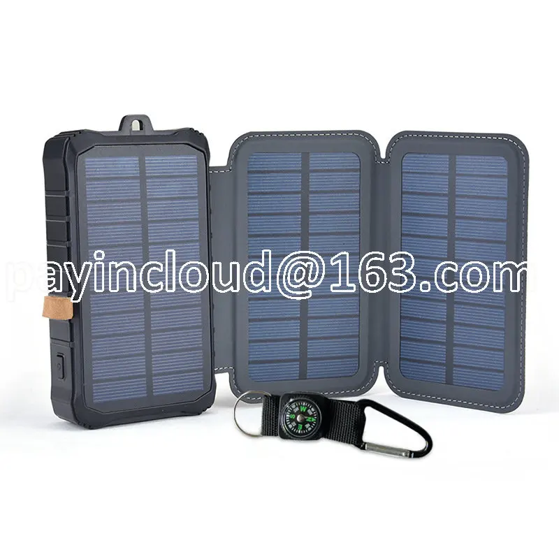

Складной раскладной кожаный чехол с солнечной батареей для отдыха на природе