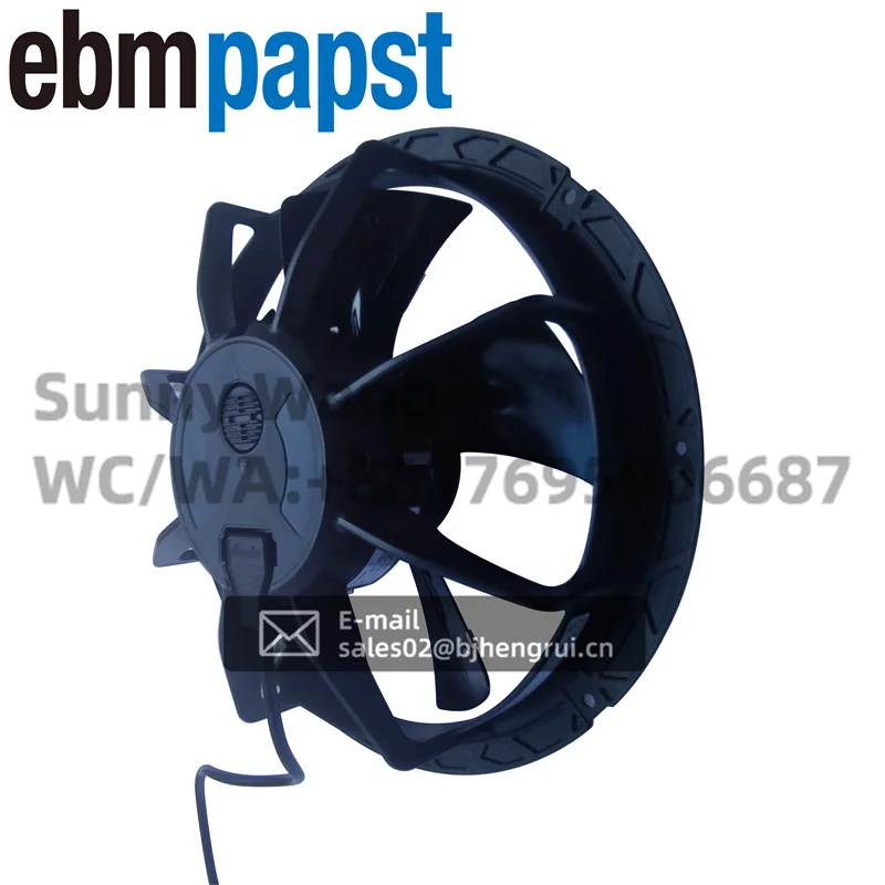Фото ebmpapst W1G200-EA91-45 230 В переменного тока 200 мм 27 Вт 0,74 А 2200 об/мин Холодильное хранилище Осевой охлаждающий вентилятор с холодной цепью для супермаркета №2