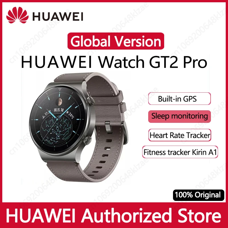 

Original Huawei Watch GT 2 Pro Smartwatch Heart Rate Tracker Sleep monitoring GPS Fitness tracker Kirin A1 smart watch men GT2