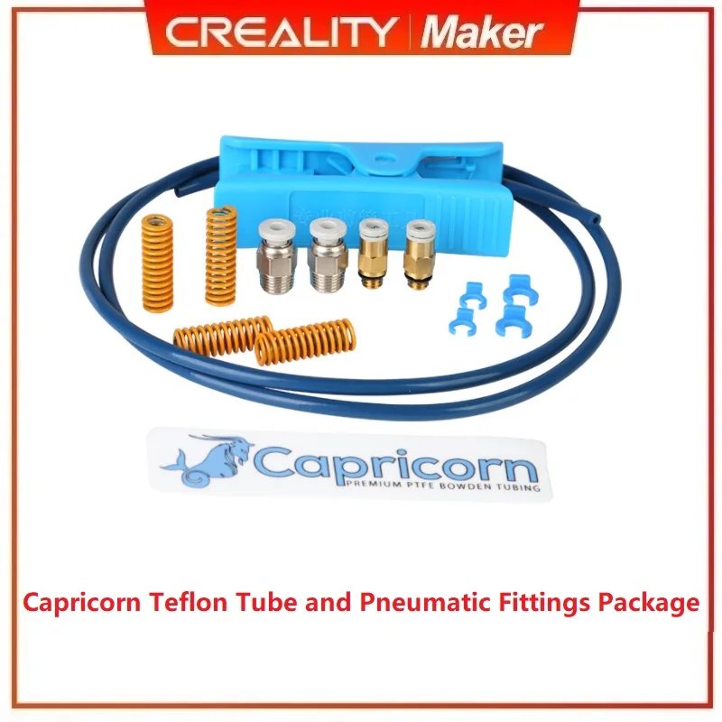 

CREALITY 3D Capricorn Bowden PTFE Tubing 1.75MM Filament Pneumatic Fittings Tube Cutter Optional for Ender 3 V2/Ender 3 Printer