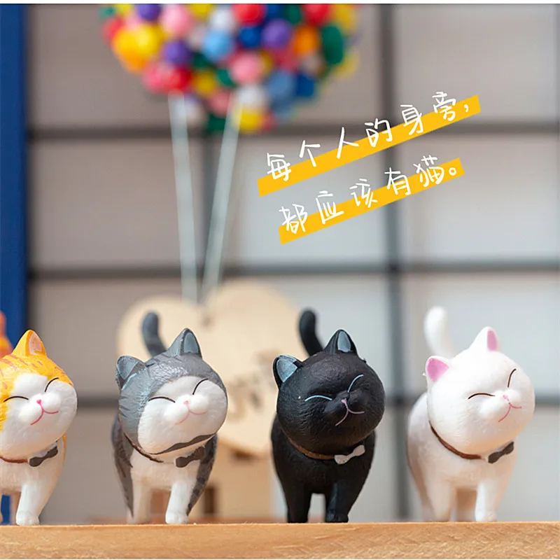 

Lovely Cat Ornaments Creative Girl Ornaments Student Personality Home Decoration Accessories Desktop Model Birthday Gif
