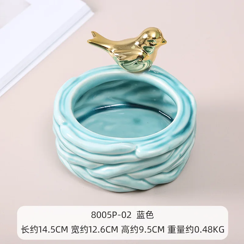 Роскошная пепельница светильник аксессуар из легкой керамики для гостиной