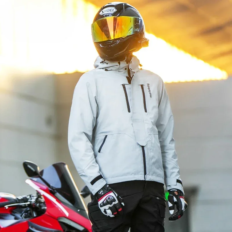 Зимняя мотоциклетная куртка Motoboy мужская одежда для велоспорта повседневная