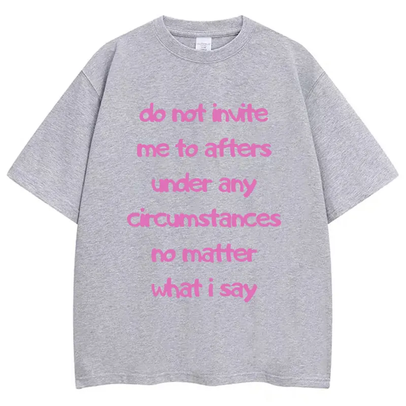 Женская футболка с коротким рукавом и надписью Do No invte Me