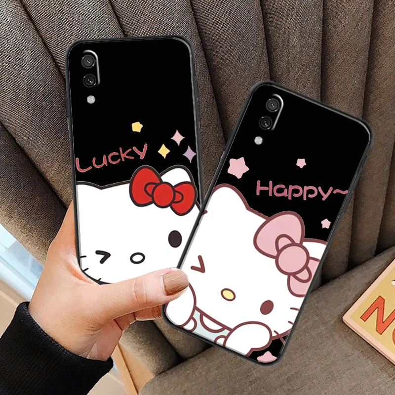 

Fashion Hello Kitty Cartoon For Xiaomi Redmi 9 9C 9A 9AT 9i Phone Case Silicone Cover Liquid Silicon Funda Carcasa Soft Back
