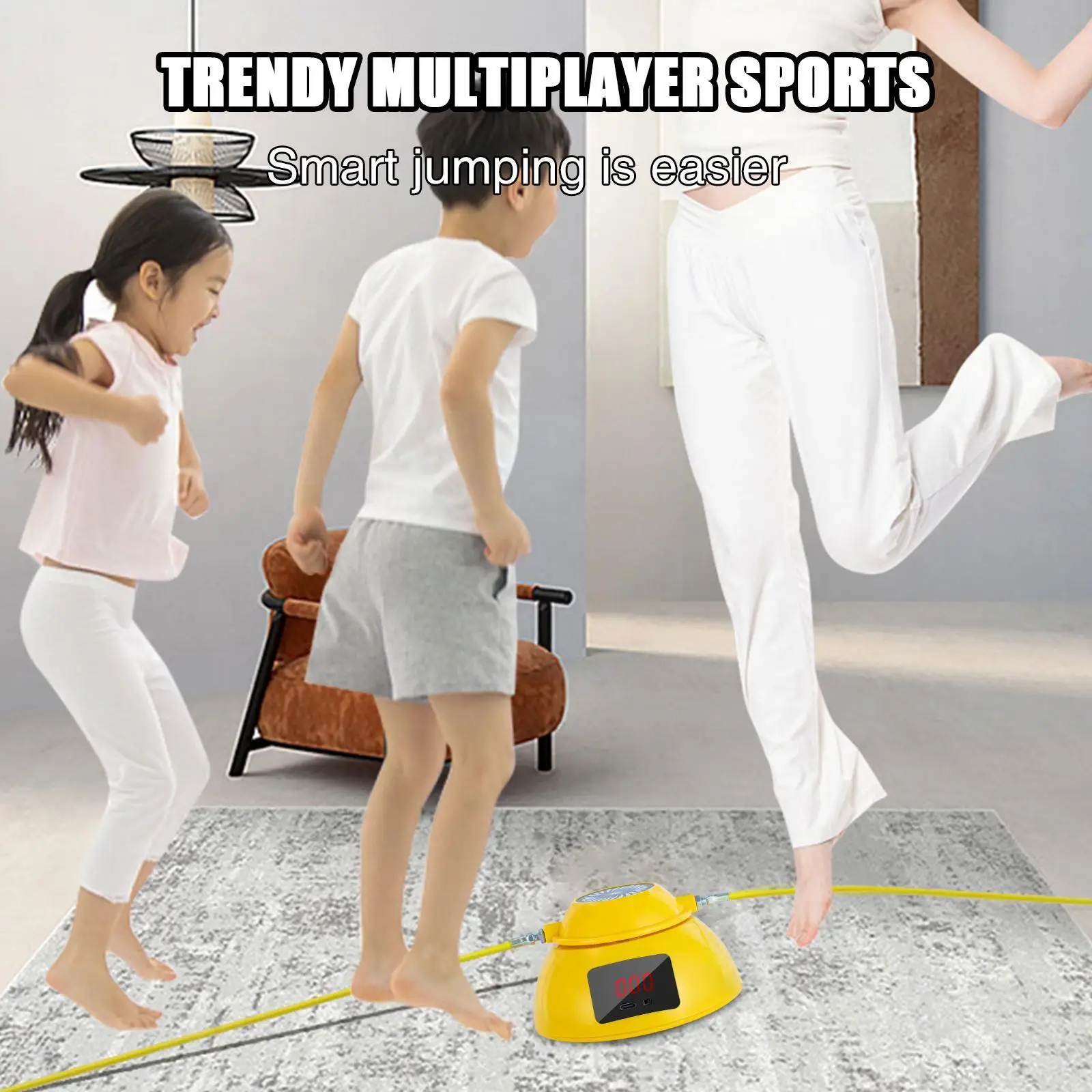 

Intelligent Automatic Rope Skipping Machine Kids Electronic Counting Weighted Jumping Rope For Home Timer Sport Fitness R5Y5