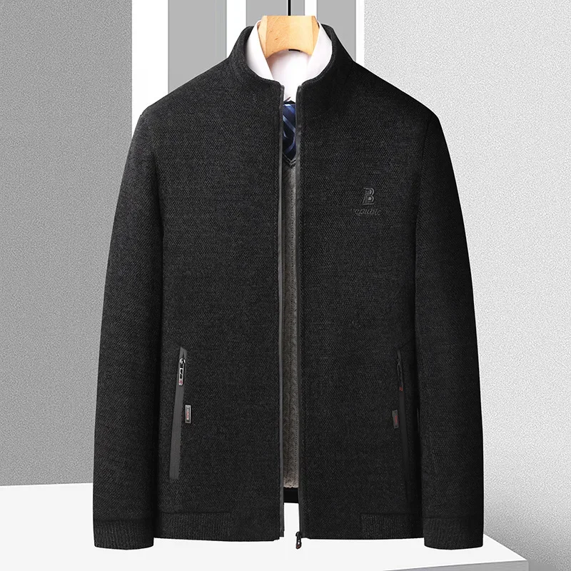 Утепленная зимняя мужская куртка свободного покроя теплая Повседневная