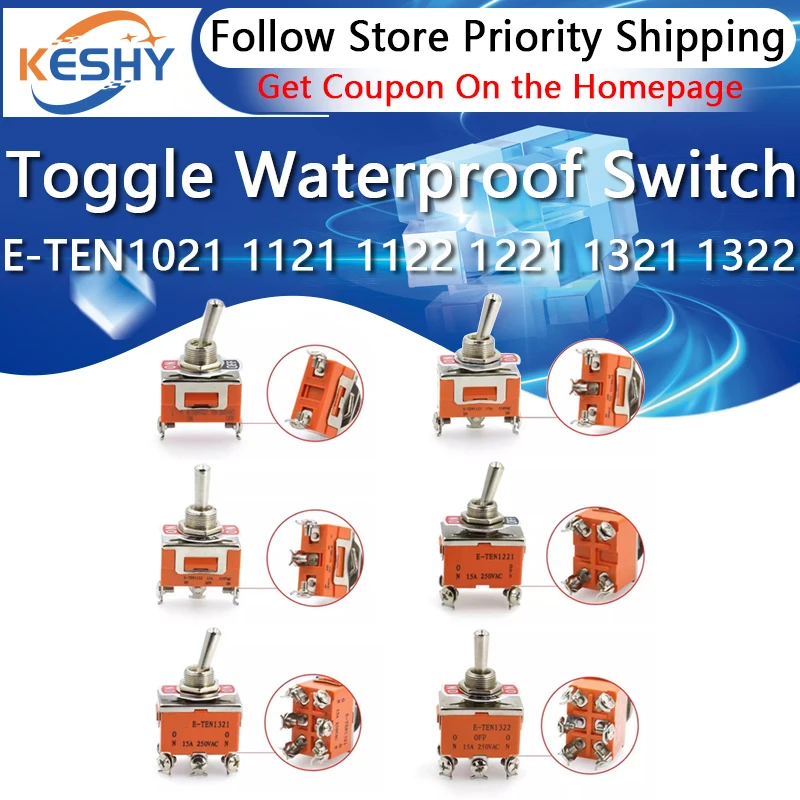 Тумблер E-TEN1021 1121 E-TEN 1122 1221 1321 1322 Кулисный переключатель для ремонта
