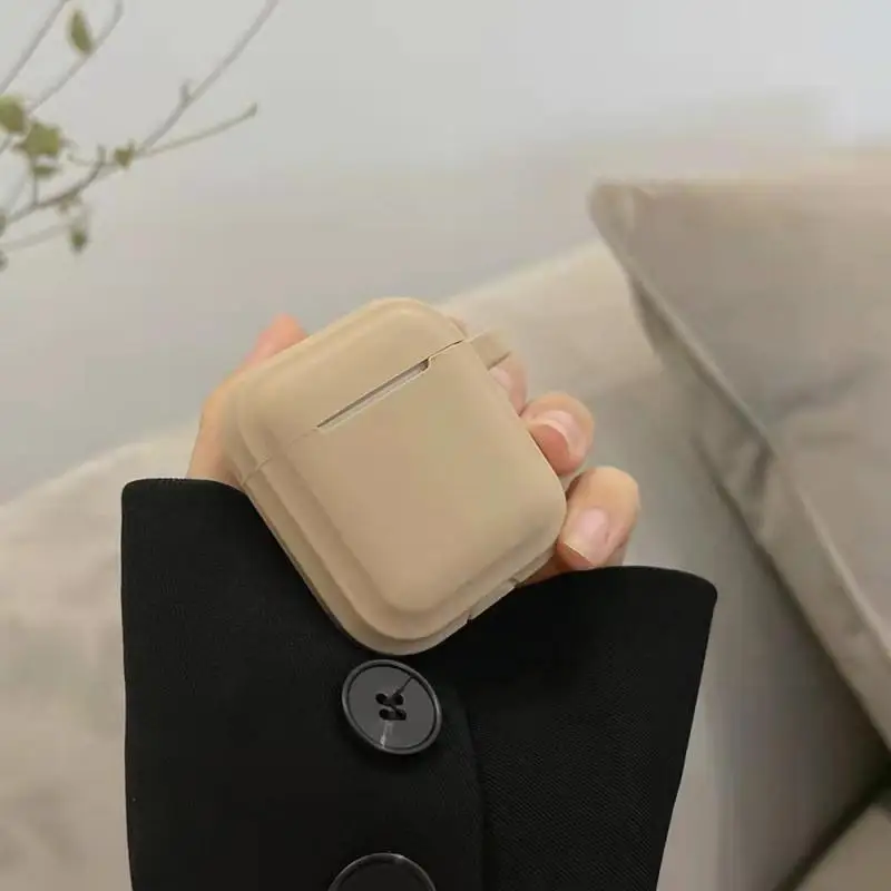 

Stable For Airpods Series Protective Case Silicone Earphone Protective Sleeve High Quality Headphone Protector Anti Fall Simple