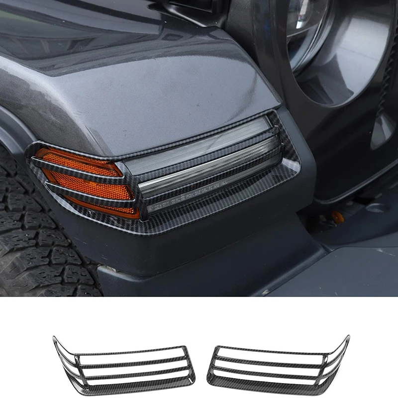 Автомобильная накладка на колесо для Jeep Wrangler JL JT Gladiator 2018-2020 Carbon