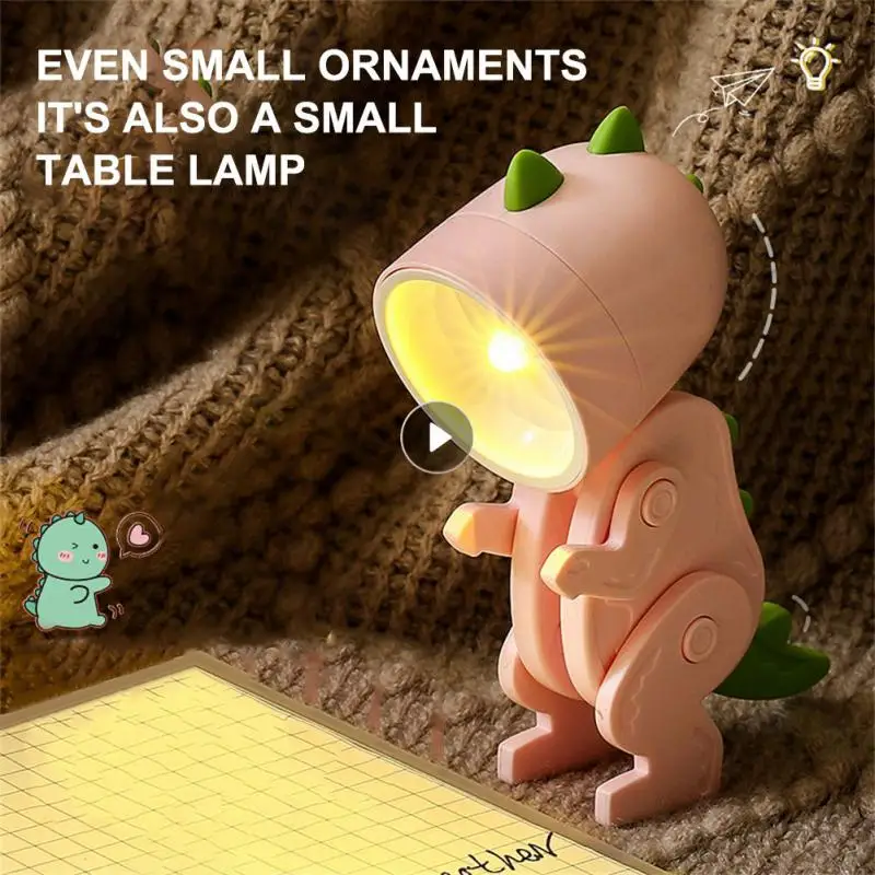 

LED Night Light Mini Cute Pet Light Ins Student Gift Cartoon Pet Folding Table Lamp Kids Room Bedside Bedroom Living Room Decor