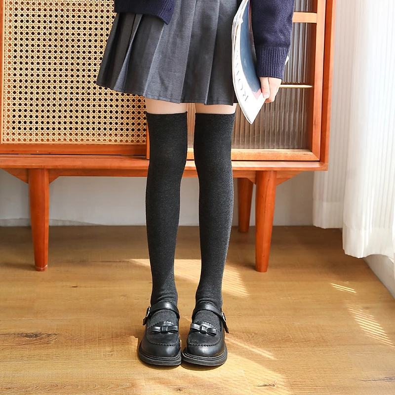 Гольфы теплые из мягкого хлопка на осень/зиму