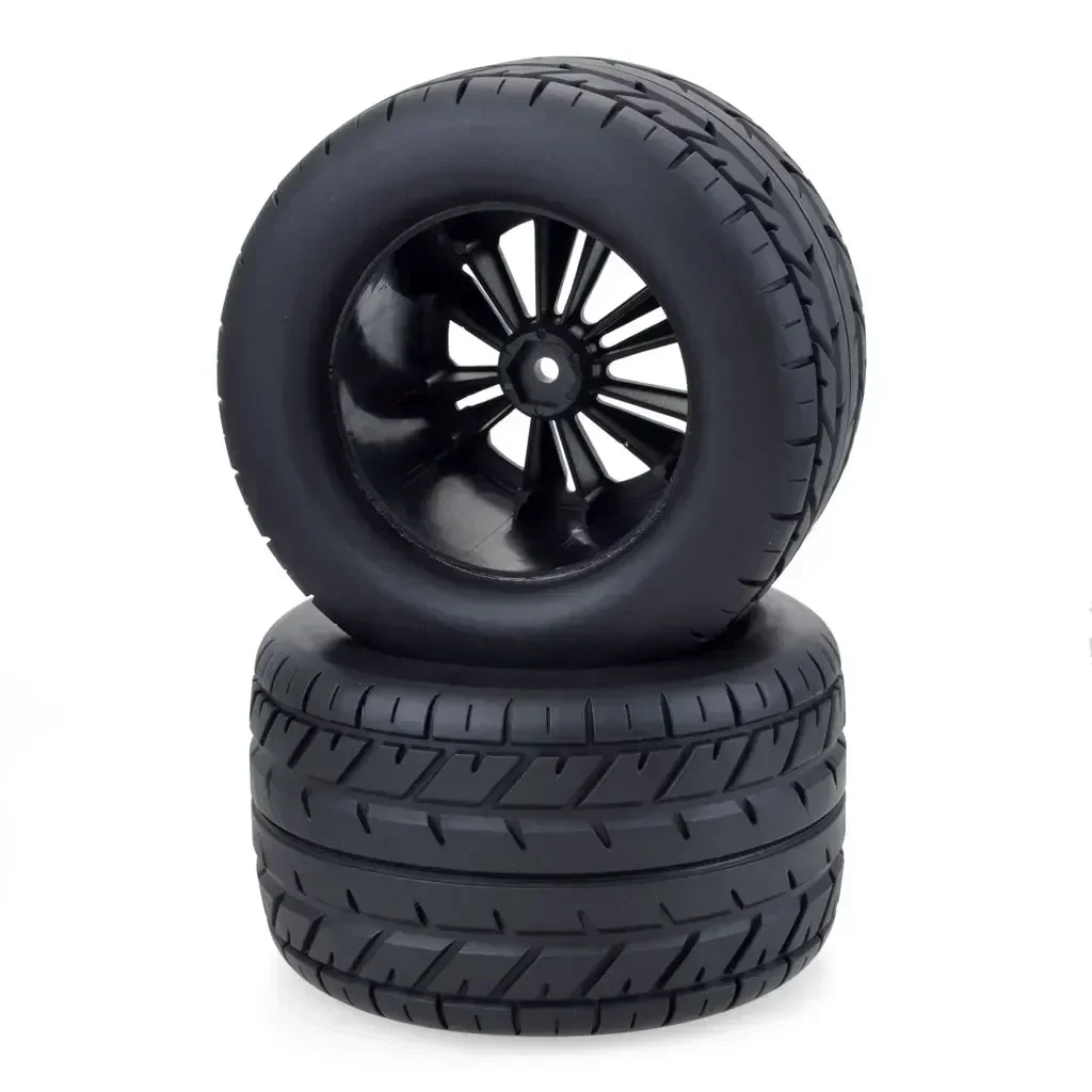 Фото 4 шт., 115 мм, колеса, ступица 12 мм, шестигранная для 1/10 RC Buggy Monster Truck Car HPI HSP Savage XS TM Flux ZD Racing LRP 10030 №3