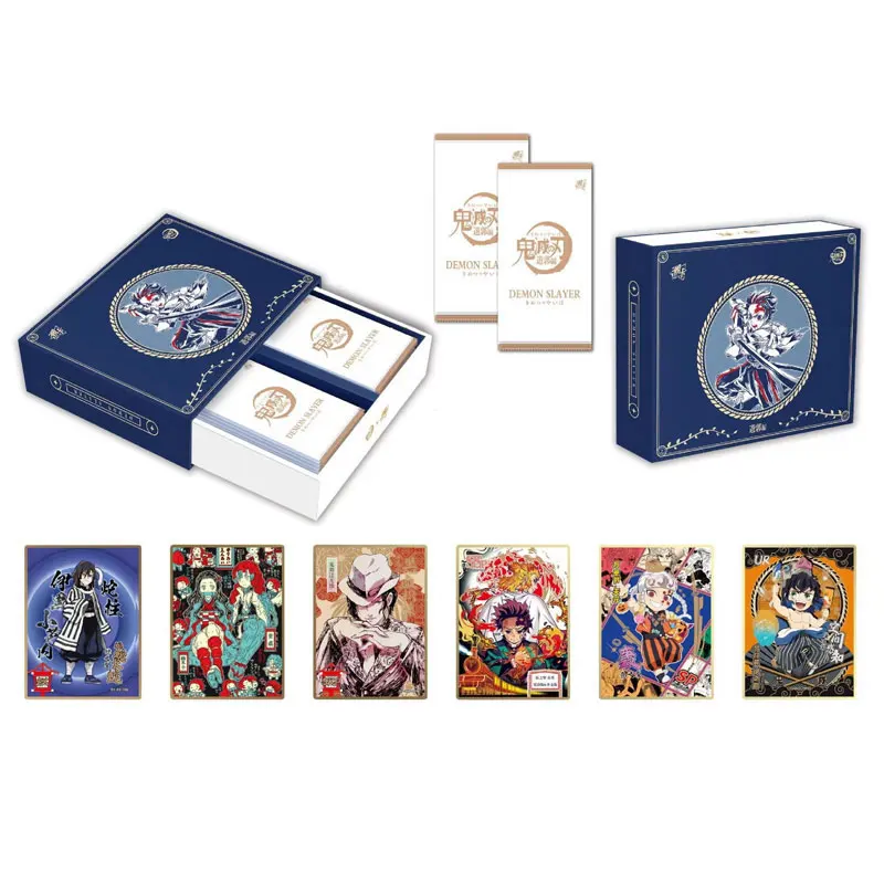 

Anime Demon Slayer Blade Card Kamado Tanjirou Anime Peripheral Rare Card Table Board Toys Playing Card Gift