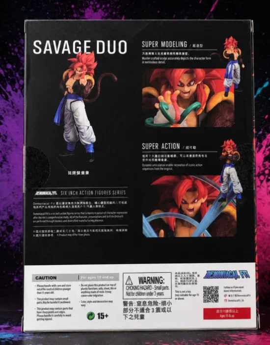 Фото Фигурка Demoniacal Fit Gogeta Dragon Ball GT Super Saiyan 4 Gogeta 3.0, аниме-фигурки, модели, игрушки, подарки №5