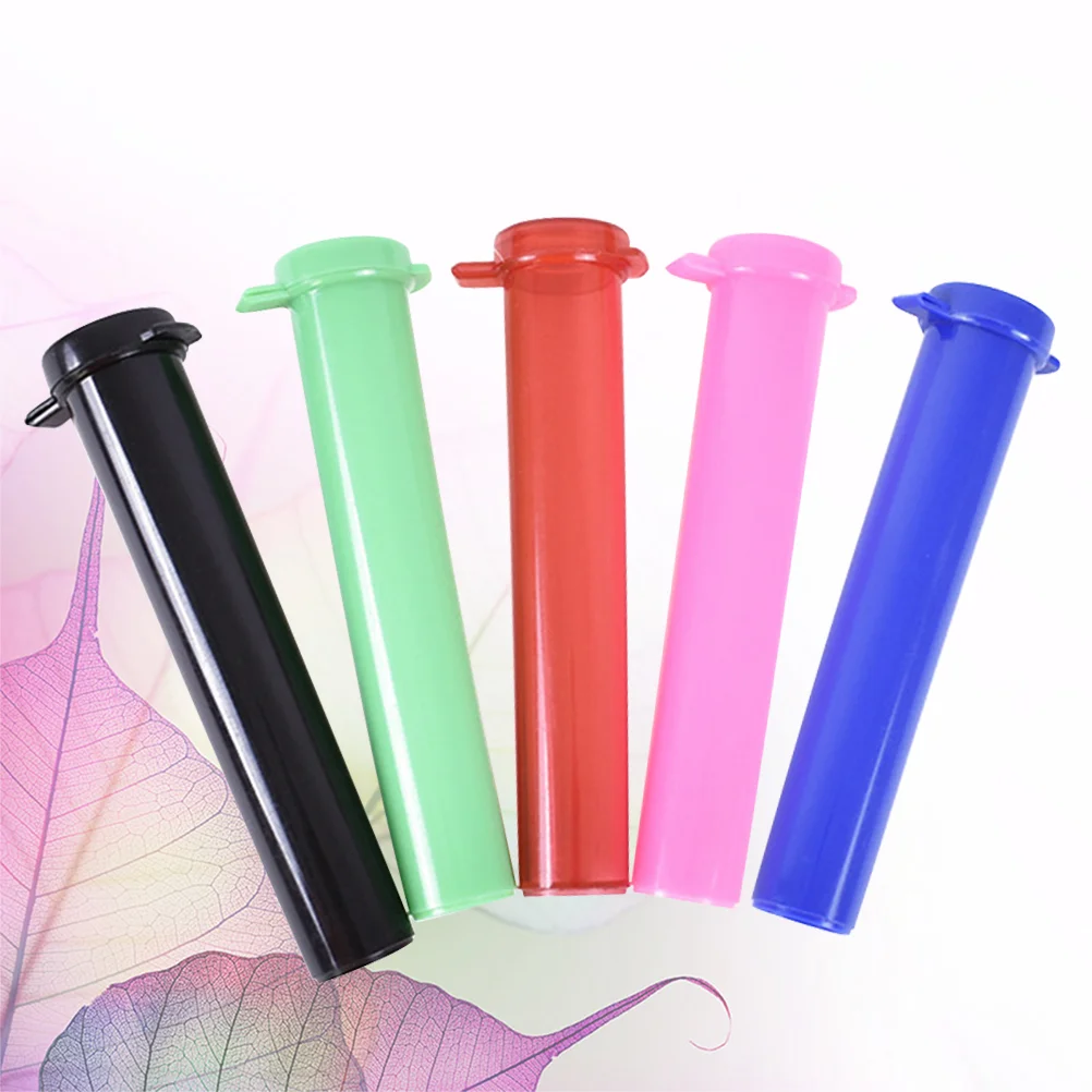 

5pcs Storage Mini Seal Colorful Container Pipe for Home Office