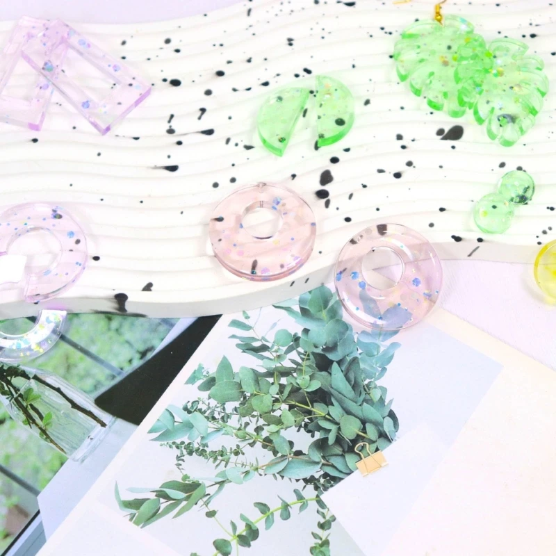 11шт силиконовые серьги кулон формы из смолы гибкая форма для дизайнеров