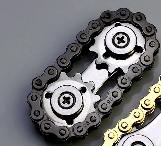 Sprockets Chain Fidget Spinner Flywheel 