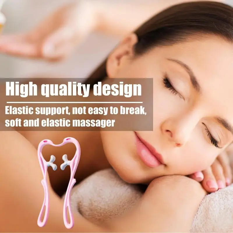 

Neck Massager Handheld Shiatsu Neck And Shoulder Therapeutic Self Massage Tool Pressure Point Neck Massager For Relax Back Pain