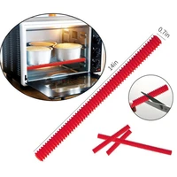 3pcs high quality silicone oven rack protective cover silicone insulation sleeve waterproof insulation strips