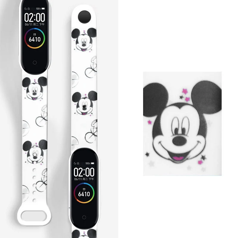 Браслет на запястье из силикона и ТПУ для Mi Band 3/4/5 |