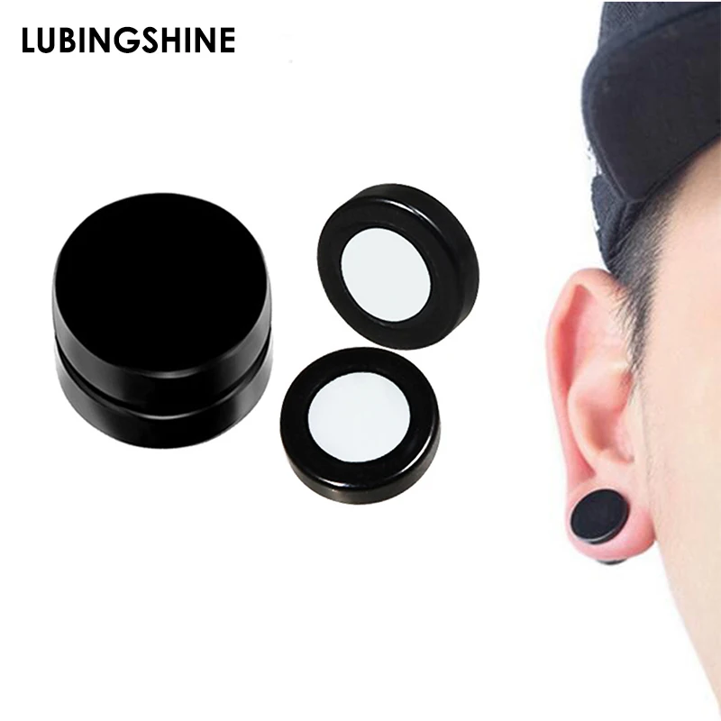 1 шт. модные сильные магнитные серьги-гвоздики для ушей без пирсинга клипсы