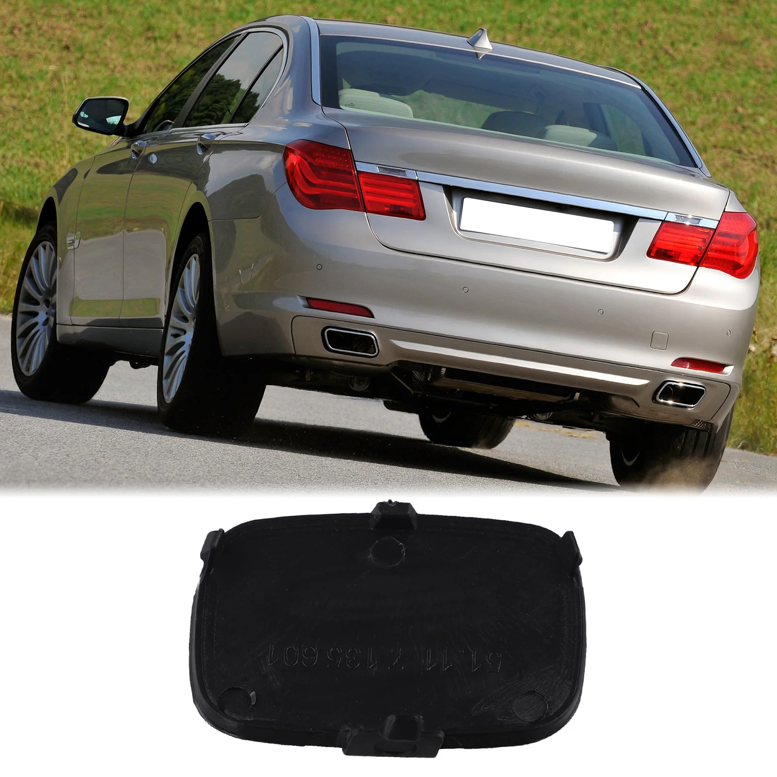 Крючок для буксировки с крючком 51127142216 Для BMW 7 E65 E66 2002-2008 крышка заднего бампера