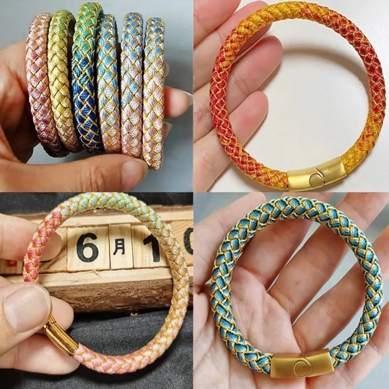 Браслет сделай сам красная веревка рамка из цельного дерева для плетения