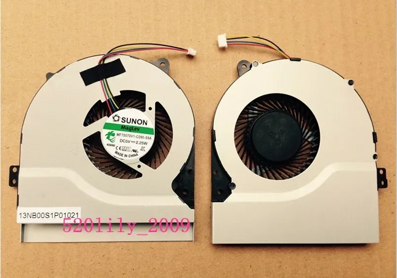 Подходит для ASUS X452M X450MD x552e X552M X552C A550C охлаждающий вентилятор ЦП