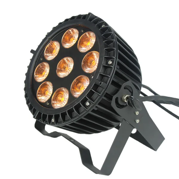 

waterproof 9pcs 18W rgbwa+uv led par light IP65 outdoor light building lights