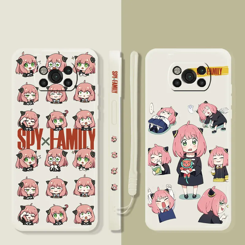 

Spy x Family Teases Eden Phone Case For Xiaomi POCO M4 Pro X4 10T X3 NFC M3 11T 11 Pro 10 Ultra MI 11 lite F3 Square Liquid