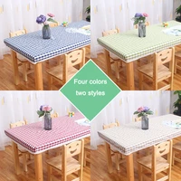 offworld cotton linen tablecloth anti fading tablecloth waterproof and oil proof plaid tablecloth table cover special tablecloth