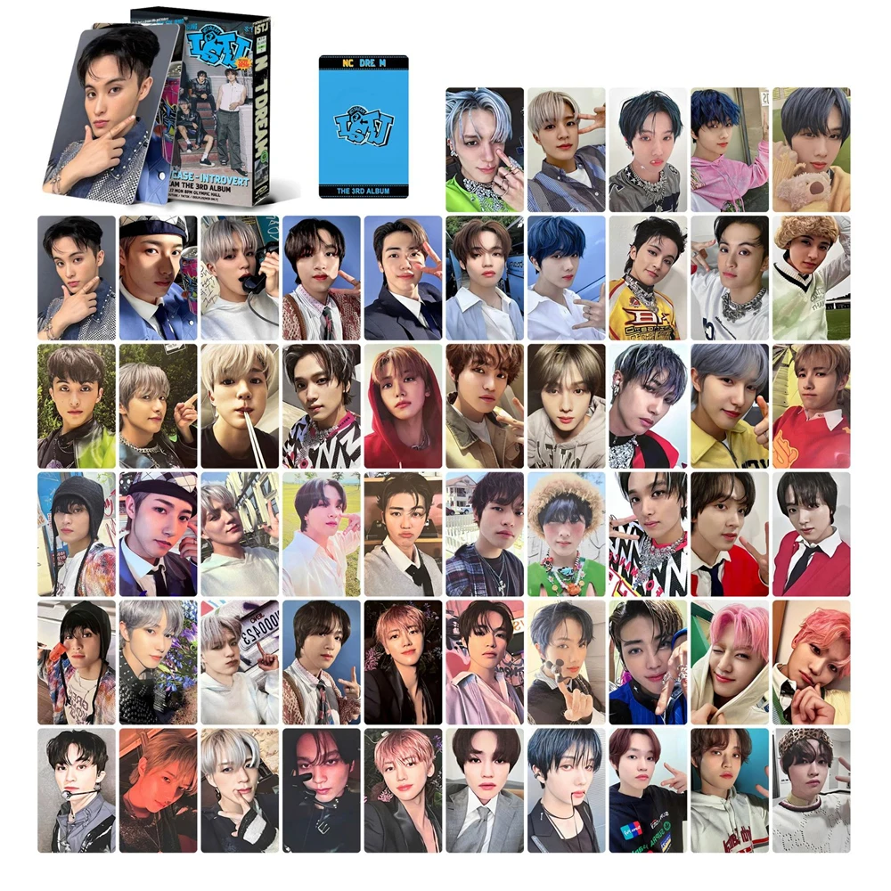 

55 шт./набор, почтовые открытки tdream 3rd альбом ISTJ, фотооткрытки MARK RENJUN Jeno HAECHAN, двусторонние ломо-карты, поклонники коллекции подарков