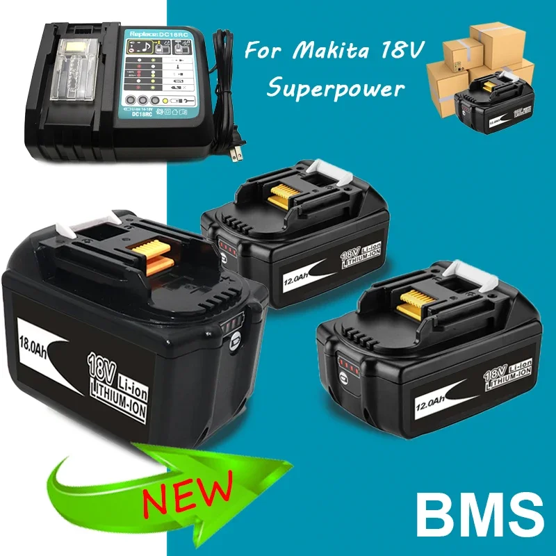 2024 18 В Аккумулятор для Makita в запасные аксессуары электроинструментов BL1860 BL1850