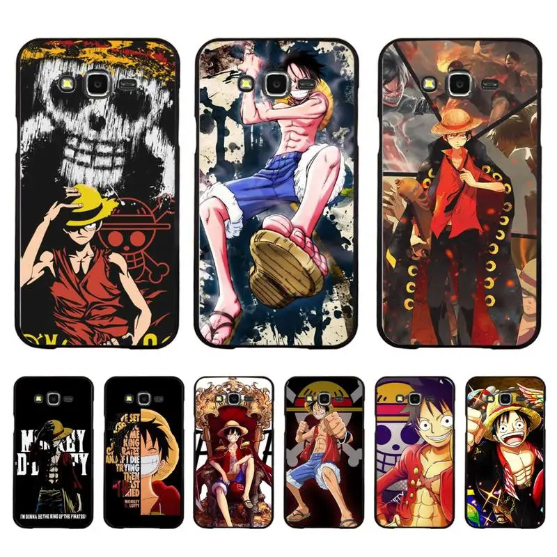 

BANDAI one plece anime luffy Phone Case For Samsung Galaxy J4 plus J6 J5 J72016 J7prime cover for J7Core J6plus